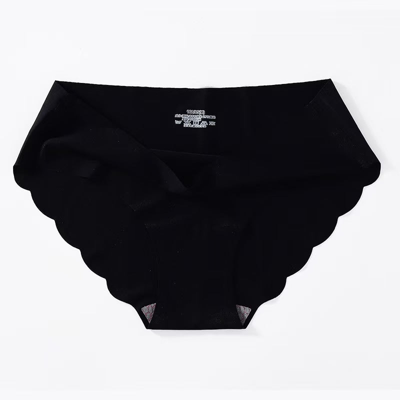 Women's Ice Silk Low-Waist Briefs – Breathable Antibacterial Nylon | M–XL