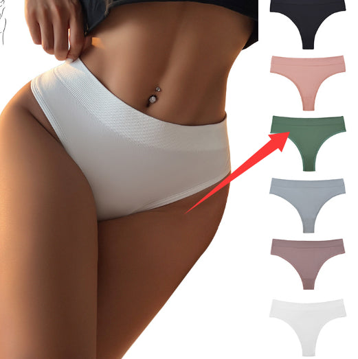 Women's High-Waisted Tummy-Control Seamless Briefs