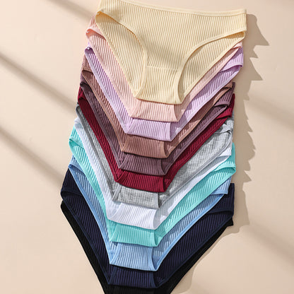 Women's Cotton Low-Rise Sports Briefs – Breathable & Antibacterial