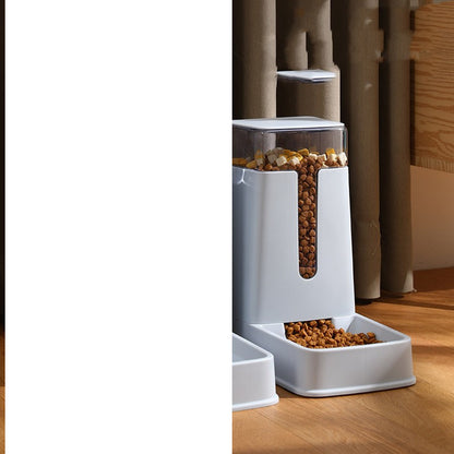 Automatic Pet Feeder & Water Dispenser – 3.5L Double Bowl, Food-Safe PP