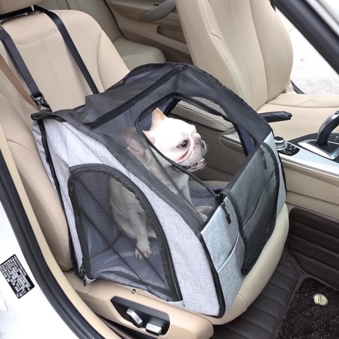 Portable Foldable Dog Cage Nest – Car & Travel Ready