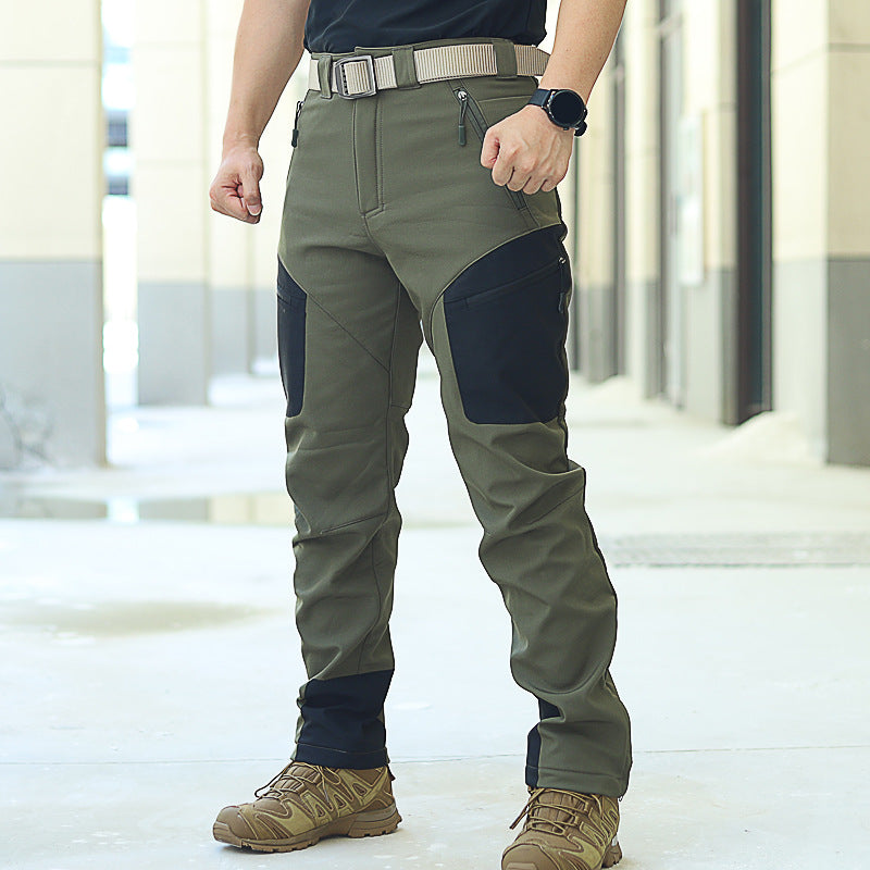 Men's Tactical Shark Skin Soft Shell Pants – Windproof Outdoor S–XXXL