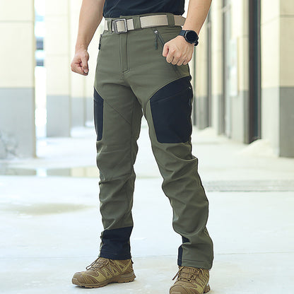 Men's Tactical Shark Skin Soft Shell Pants – Windproof Outdoor S–XXXL
