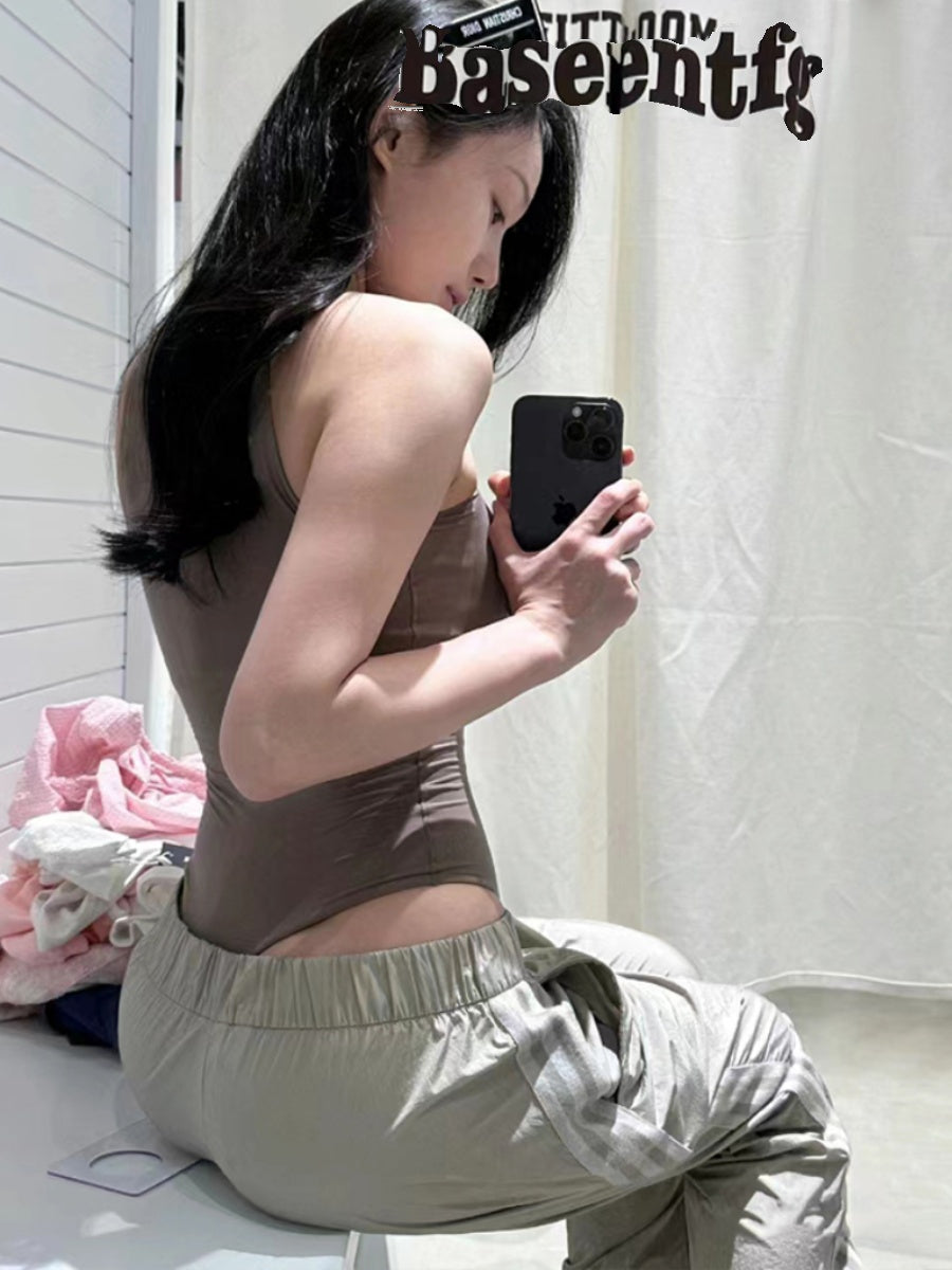 Women's Slim-Fit Sleeveless Vest Jumpsuit – 3 Colors Commute Style S–L