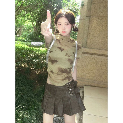 Women's Vintage Tie-Dye Short Sleeve Top – Urban Casual