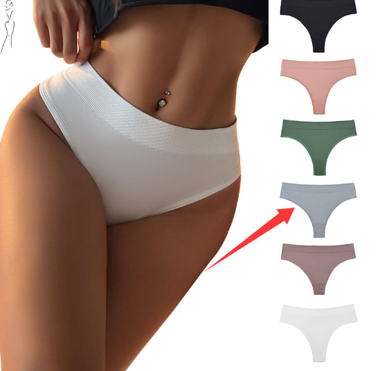 Women's High-Waisted Tummy-Control Seamless Briefs