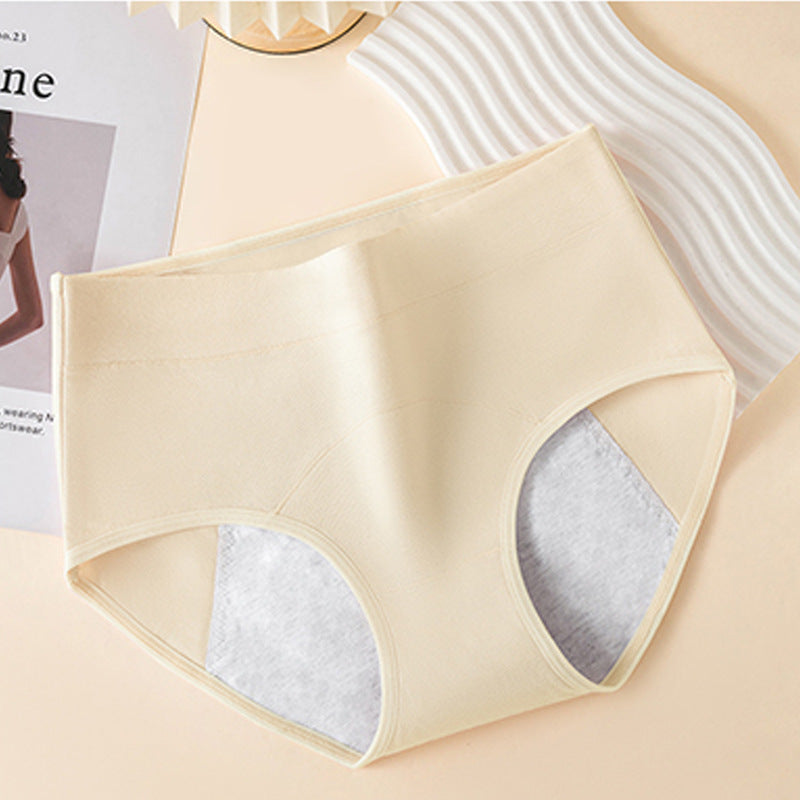 Women's Mid-Rise Cotton Period Panties – Leak-Proof Comfort