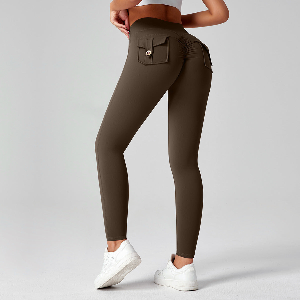 Women's High-Waist Butt-Lifting Yoga Workout Tights