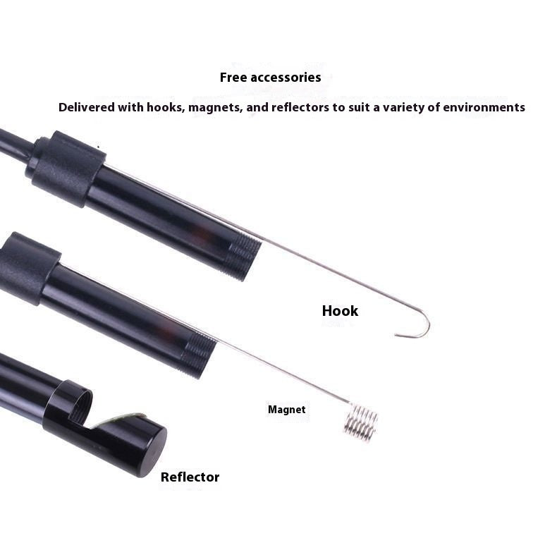 1080p HD Phone Endoscope – 8mm Inspection Camera for Android & iPhone (1M–5M, Flexible or Hard Wire)
