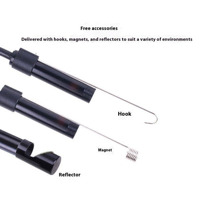 1080p HD Phone Endoscope – 8mm Inspection Camera for Android & iPhone (1M–5M, Flexible or Hard Wire)