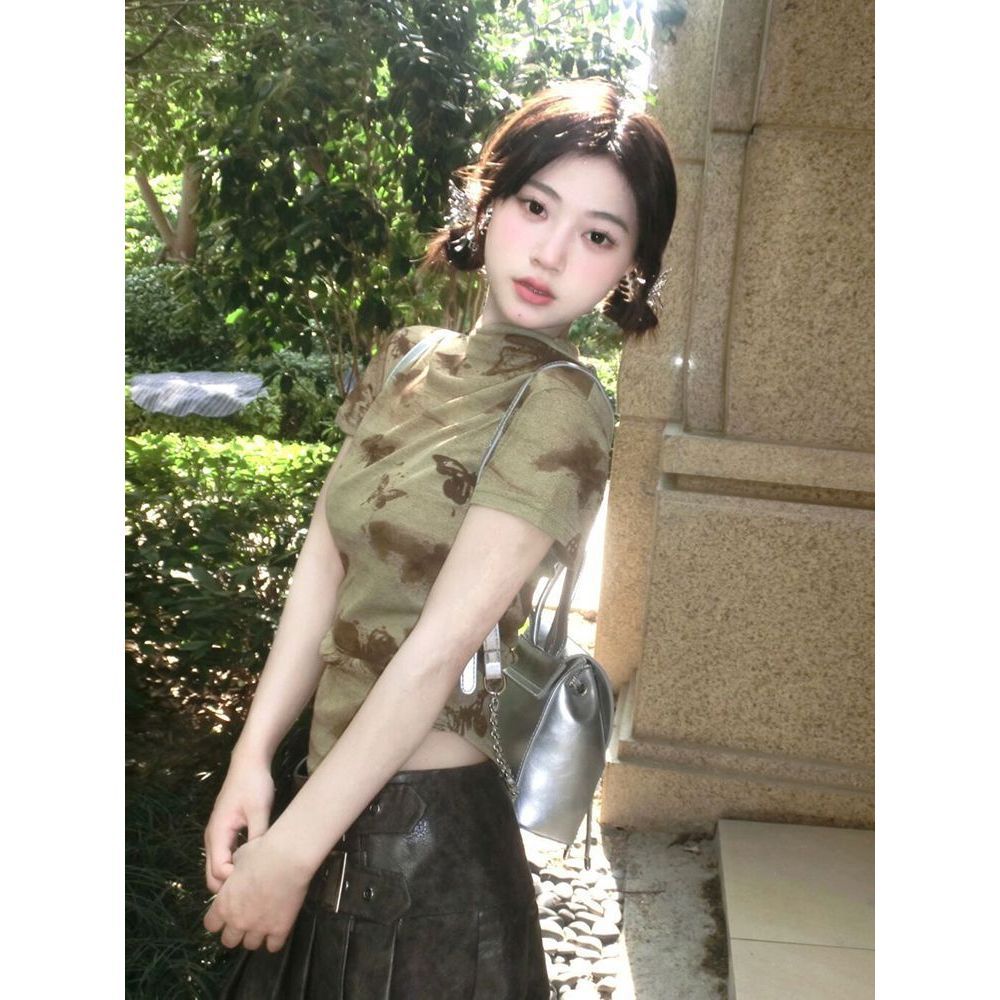 Women's Vintage Tie-Dye Short Sleeve Top – Urban Casual