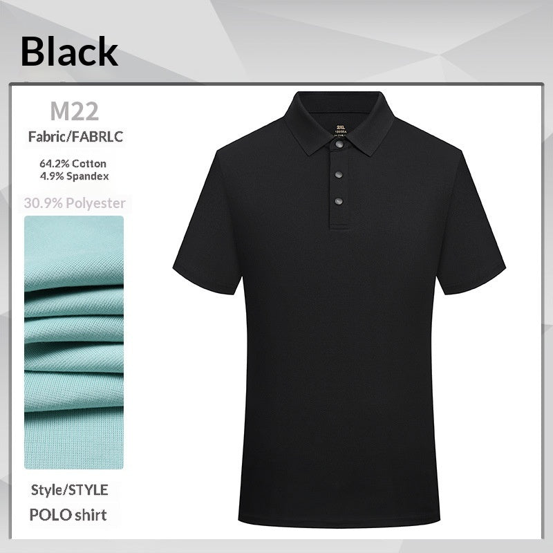Women's Mercerized Cotton Polo Shirt – Slim Fit Short Sleeve