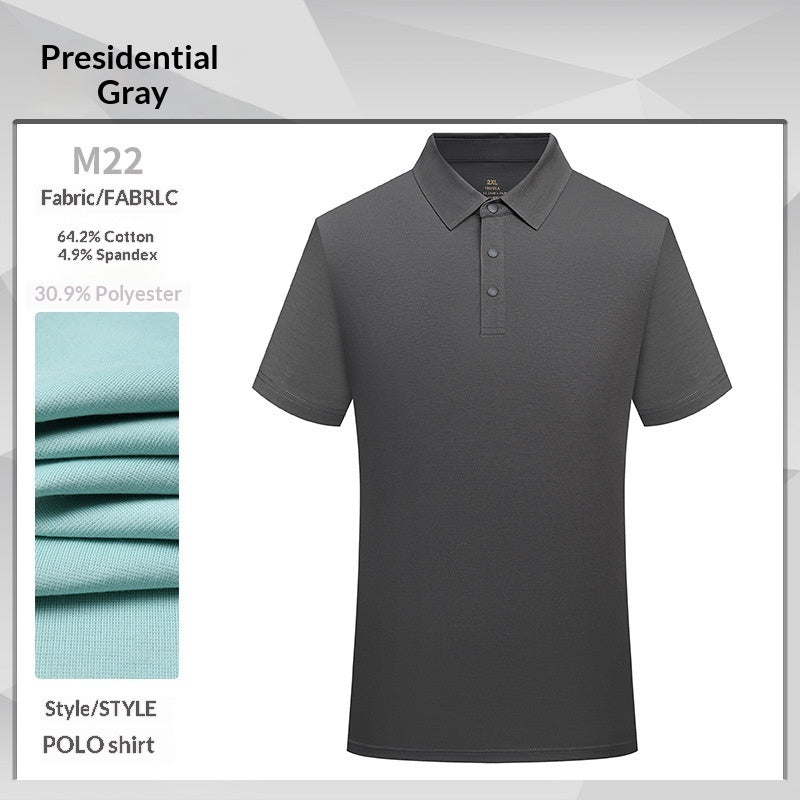 Women's Mercerized Cotton Polo Shirt – Slim Fit Short Sleeve