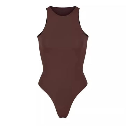 Women's Slim-Fit Sleeveless Vest Jumpsuit – 3 Colors Commute Style S–L