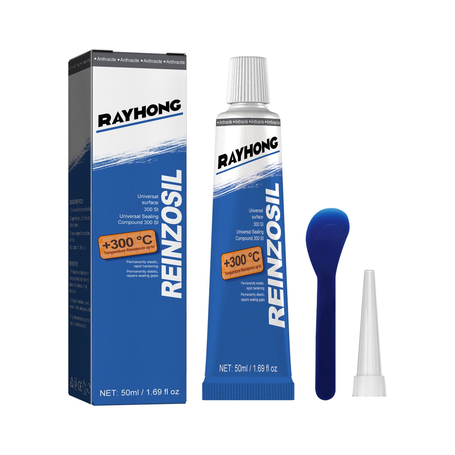 Auto Metal Fuel Tank Repair Sealant – High-Temp Silicone Bonding Glue (50ml)