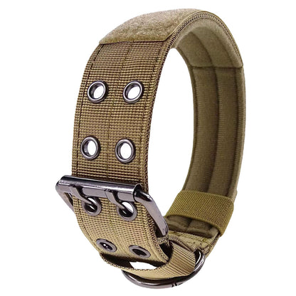 Tactical Nylon Dog Collar – Outdoor & Training | M, L, XL