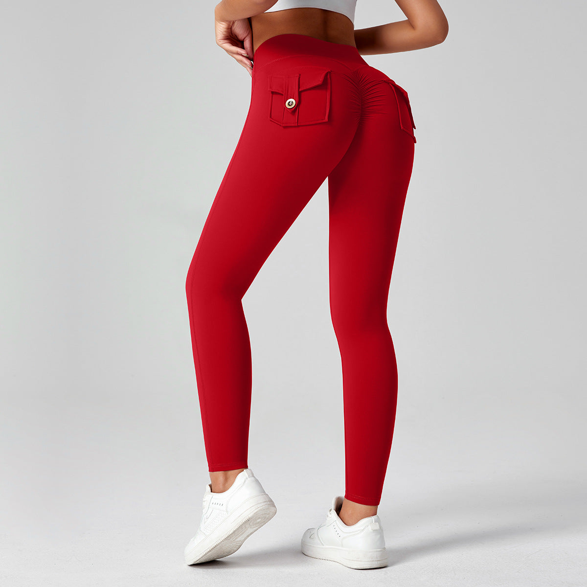 Women's High-Waist Butt-Lifting Yoga Workout Tights