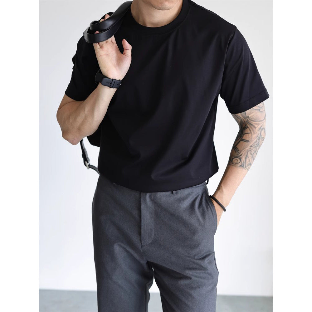 Men's Slim Fit Short Sleeve Polo Shirt – Lightweight Sports Casual