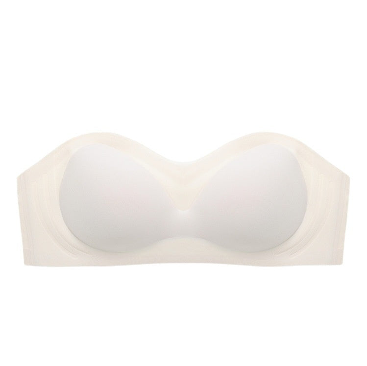 Women's Strapless Push-Up Bra – Wireless, Seamless & Non-Slip