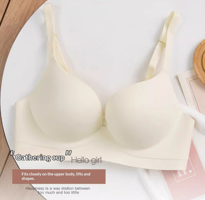 Women's Wireless Push-Up Bra – Seamless 3/4 Cup