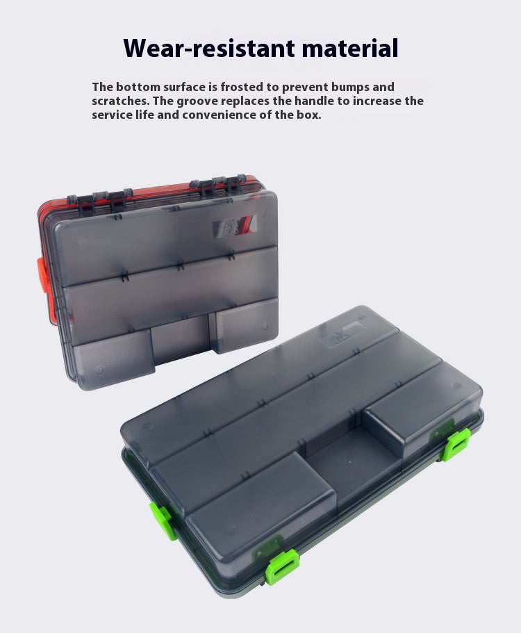 Waterproof Fishing Lure Storage Box – PP Tackle Box, 2 Sizes & 4 Colors (225mm & 275mm)