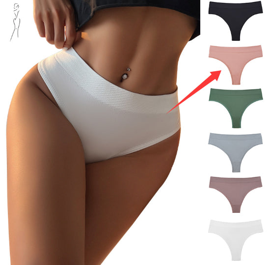 Women's High-Waisted Tummy-Control Seamless Briefs