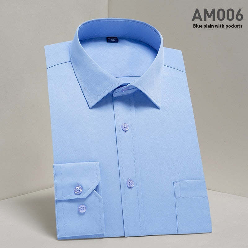 Men's Wrinkle-Free Long Sleeve Dress Shirt