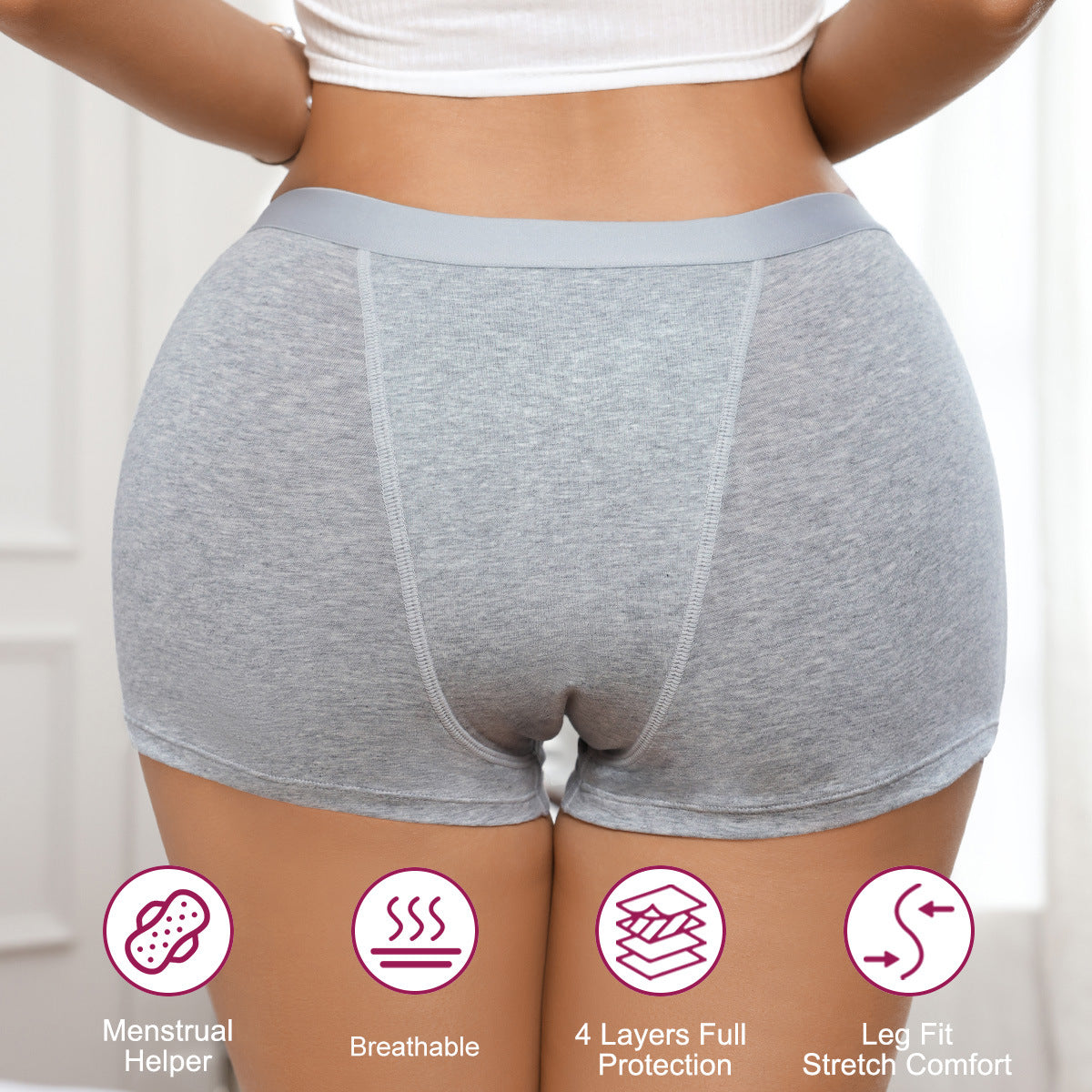 Women's 4-Layer Leak-Proof Period Underwear