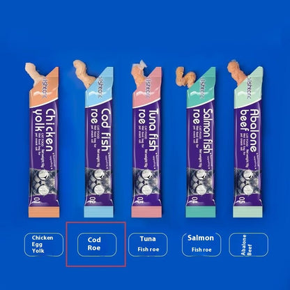 Nutritious Cat Strips – Wet Treat Snacks | 9 Flavors | 16g per Strip