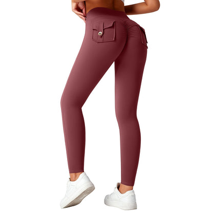 Women's High-Waist Butt-Lifting Yoga Workout Tights