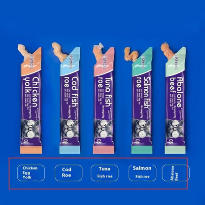 Nutritious Cat Strips – Wet Treat Snacks | 9 Flavors | 16g per Strip