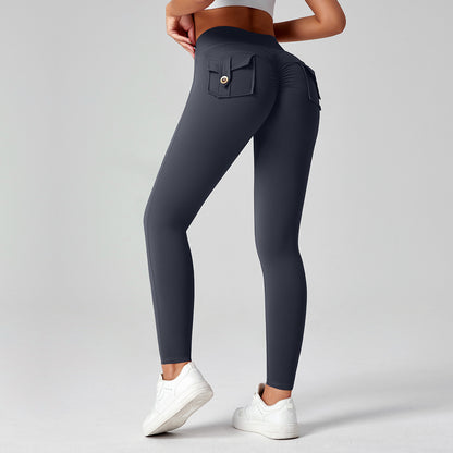 Women's High-Waist Butt-Lifting Yoga Workout Tights
