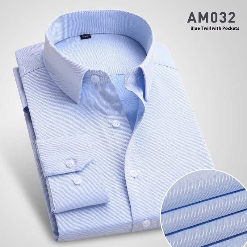Men's Wrinkle-Free Long Sleeve Dress Shirt