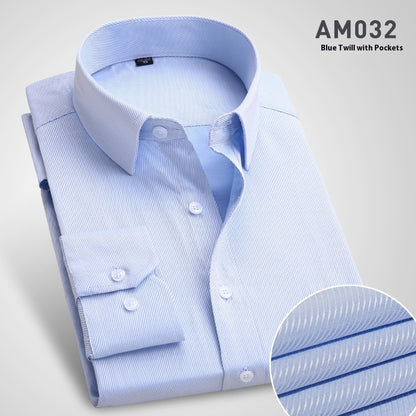 Men's Wrinkle-Free Long Sleeve Dress Shirt