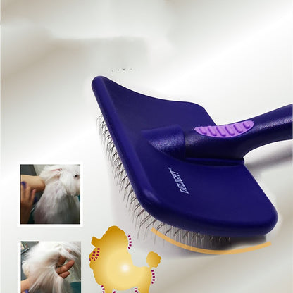 Stainless Steel Soft Needle Pet Comb – For Dogs & Cats