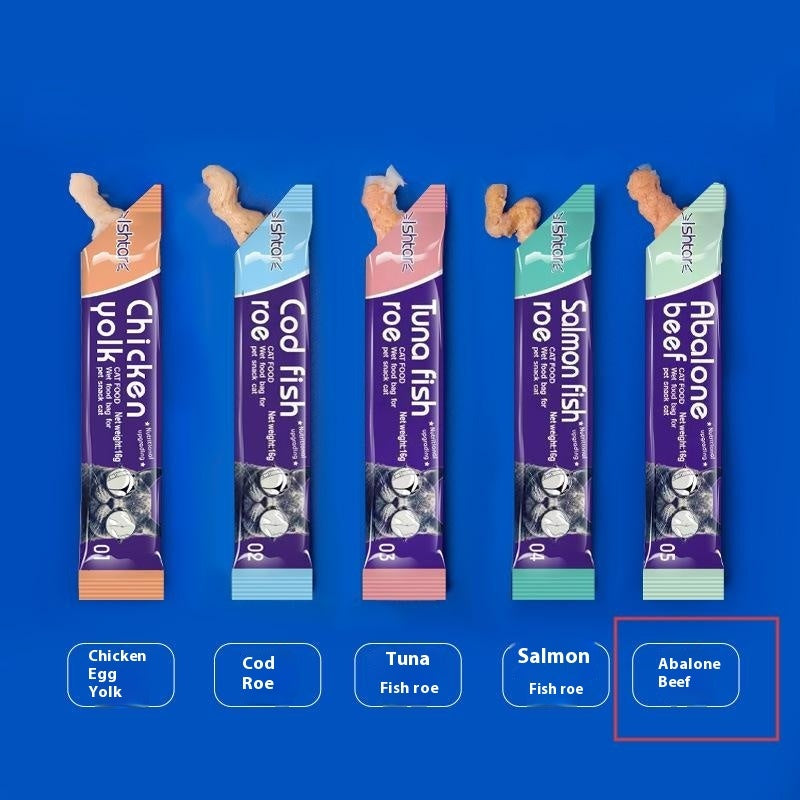 Nutritious Cat Strips – Wet Treat Snacks | 9 Flavors | 16g per Strip
