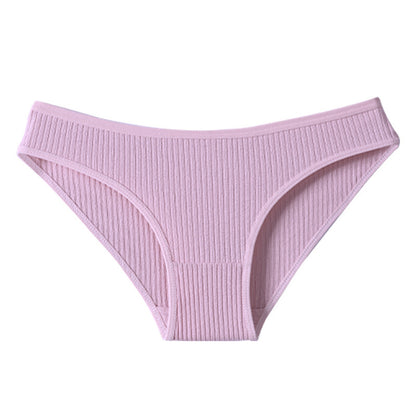 Women's Cotton Low-Rise Sports Briefs – Breathable & Antibacterial