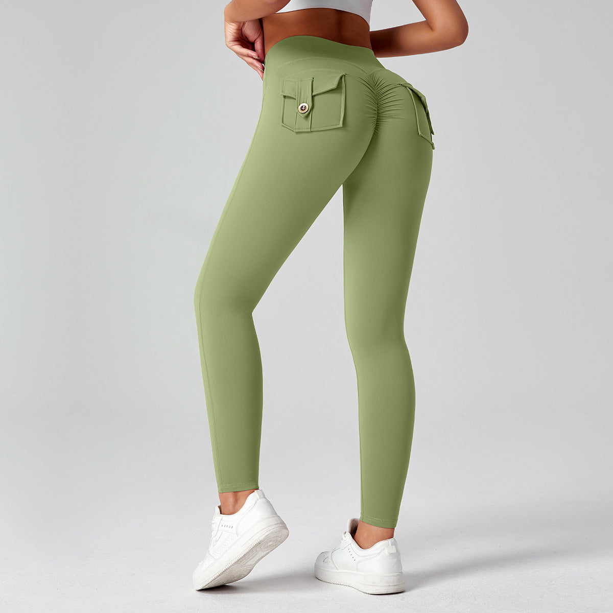 Women's High-Waist Butt-Lifting Yoga Workout Tights