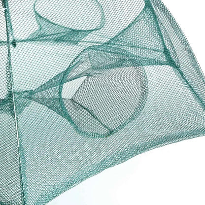 Folding Fishing Trap Net – 6-Sided Automatic Pop-Up Bait Trap for Fish, Shrimp, Crab & Lobster